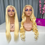 Pure Blonde 13X4" Lace Frontal Wig 180% Density
