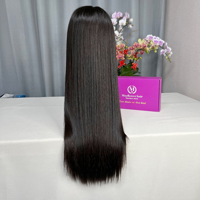 Raw Vietnamese Hair Closure Wig 180% Density
