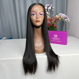 Raw Vietnamese Hair Closure Wig 180% Density