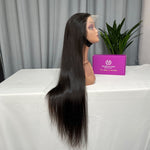Custom 13x6" Lace Front Malaysian Virgin Hair Wigs 300% Density