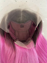 Pinky Color 13x4" Front Bob Wig