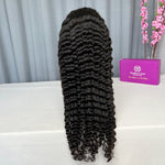 13x4" Frontal Wig Cambodian Hair Deep Wave 180% Density