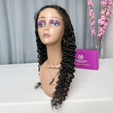 HD 5x5" Closure Wigs Cambodian Straight Wavy Curly Hair 180% Density