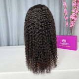 Cambodian Hair 5x5" Closure Wig Straight Wavy Curly  180% Density