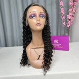 HD 13x4" Frontal Wigs Cambodian Straight Wavy Curly Hair 180% Density
