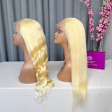 Full Lace Wig Blonde 613 Hair 150% Density