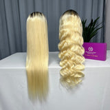 Ombre Blonde 13X4" Lace Frontal Wig 180% Density