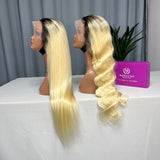 Ombre Blonde 13X4" Lace Frontal Wig 180% Density